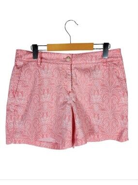 Tommy Bahama Mara Beach Boracay Short Pink Pineapple Print Size 10